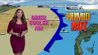 Storm Team 5 Meteorologist Felicia Combs Explains Cold Fronts