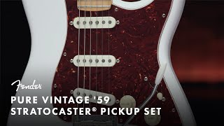 Fender Pickup Set Pure Vintage '59 Stratocaster® Demo Video