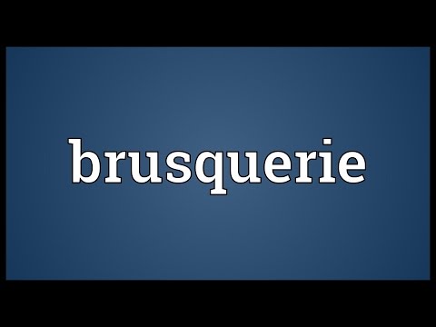 Header of brusquerie