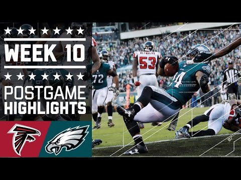 Falcons Vs Eagles Nfl Week 10 Game Highlights Falcons Vs Eagles Nfl Week 10 Game Highlights