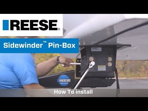 REESE® Sidewinder™ Installation - RV Pin-Box for Short Bed Trucks - No Slider Needed! - 69220