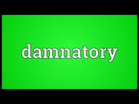 Header of damnatory