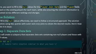 Filling In Null Values By Group In Oracle Sql 19