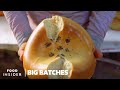 How 15,000 Legendary Samarkand Bread Loaves Are Baked Daily In Uzbekistan | Big Batches