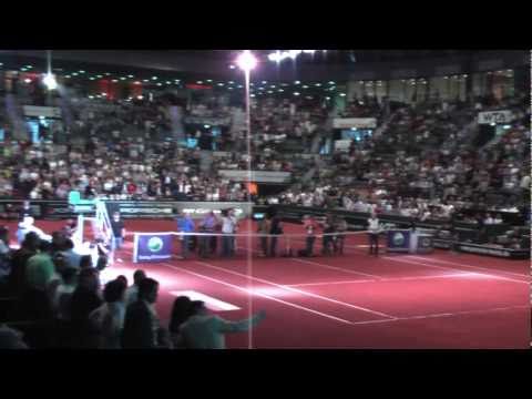 Julia Goerges vs． Caroline Wozniacki winner ceremony 1／2 @ Porsche テニス Grand Prix 2011