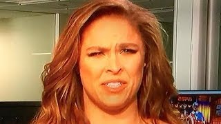 Ronda Rousey Thrashes ESPN Hosts On Live Television Ronda Rousey Thrashes ESPN Hosts On Live Television