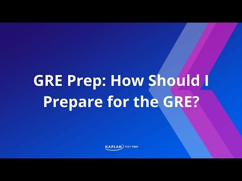 How should I prepare for the GRE?