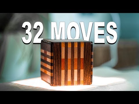 Solving The JAPANESE BINARY Puzzle Box!! - 32 Moves!