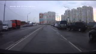 Видео ул Борисовка поворот на бульвар Распоповой от Евгений Нико, бульвар Распоповой, Мытищи, Россия
