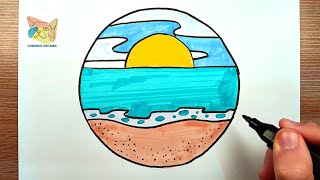 Comment Dessiner Un Paysage De Mer