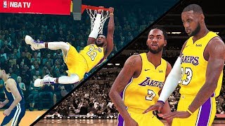 How Would It Look: LeBron James & Kawhi Leonard Lakers vs Warriors - NBA 2K18 Gameplay How Would It Look: LeBron James & Kawhi Leonard Lakers vs Warriors - NBA 2K18 Gameplay