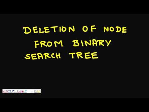delete node from binary search tree c code