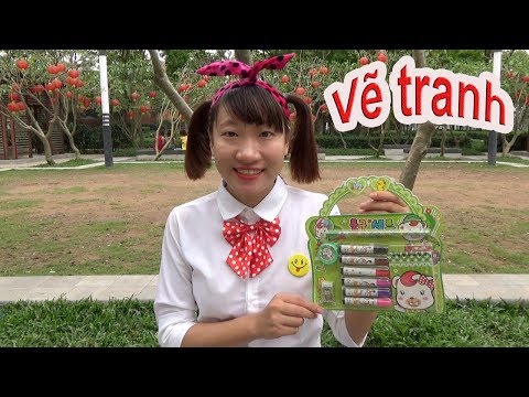Bộ Đồ Chơi Vẽ Tranh Tô Màu ❤ BIBI TV ❤