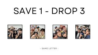 Kpop Game Save 1 - Drop 3 Same Letter Boy Groups Version