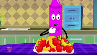 Crayons Nursery Rhymes Food Song English