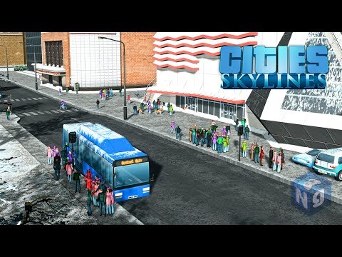 Cities Skylines - Автобусы на биотопливе! #7 Cities Skylines - Автобусы на биотопливе! #7