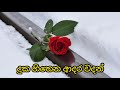 දුක හිතෙන ආදර වදන් | හිතට දැනෙන ආදර වදන් | Sinhala duka hithena adara wadan | sad love quotes