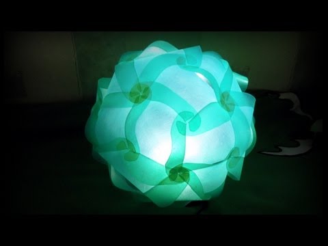 Как сделать светящийся шар из стаканчиков