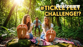 Sisters Girls For A Tickle Feet Challenge? Will They Accept Or Jump Into The Water?