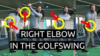 HOW TO MOVE THE RIGHT ELBOW IN THE GOLF SWING MADE EASY