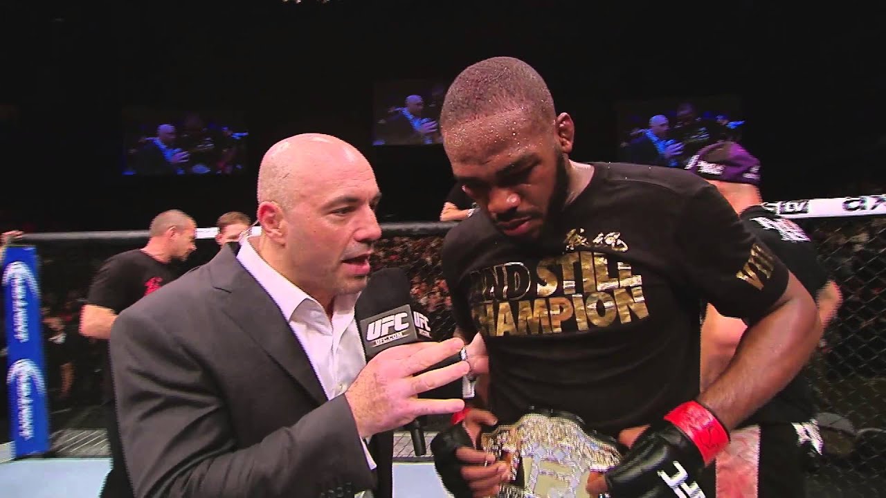 UFC 172: Jon Jones Post-Fight Octagon Interview - YouTube