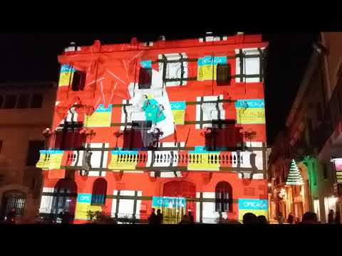 Mapping Vilafranca del Penedes Navidad 2017.