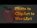 GIMP Project - Clip Art From a Photograph & How to Make Words into a ClipArt Shape - XDTutorials.com