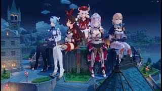 Giantess Growthwhen All Female Knight In Genshin Became Giantess