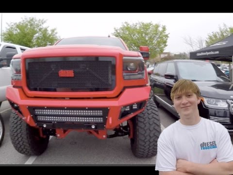 This 18 Year Old High Schooler has a SICK 12" LIFTED 2500HD DURAMAX on 40"s