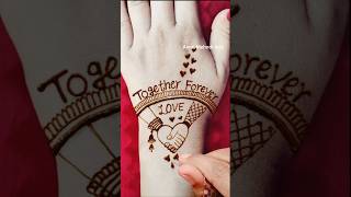 Couple Hand Pose Mehndi Design Love Mehndi Design
