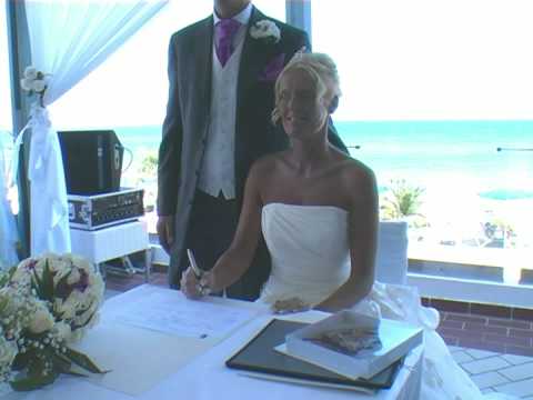 Sunrise Beech Hotel, this is our wedding video from 17th September 2007.