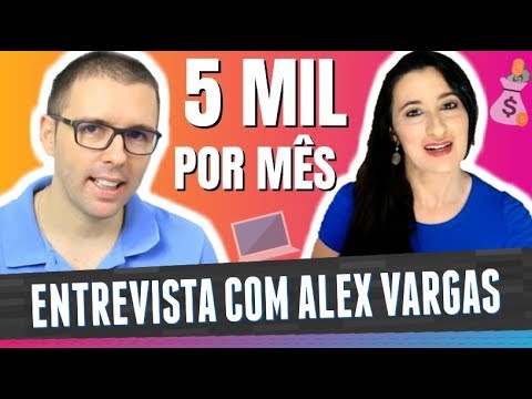 Ganhar Dinheiro na Internet Funciona? 5 MIL Por Mês - Entrevista com Alex Vargas | Patricia Angelo