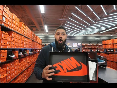 NIKE OUTLET SHOPPING WAS CRAZY! ONLY $20 FOR THESE JORDANS !!