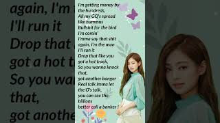 Jennie's D4 rap english lyrics 💜 #Blackpink