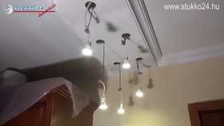 Led, led szalag, spot lámpa, led világÃtás, stukkó24 viyoutube.com Konyhai étkezőasztal