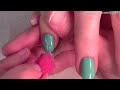 TURQUOISE faux finish sponge technique: robin moses simple nail art design tutorial 510
