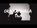 Ora kannala _•_ Tamil Trending Song _•_ [lyrical]