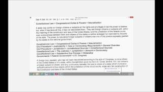 C CANNON BEY NATIONALITY AND CITIZENSHIP