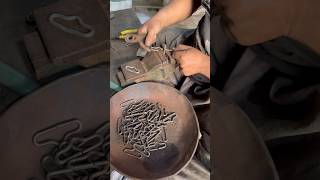 Turning Wire Into Unique Lock Process By Hand Tools