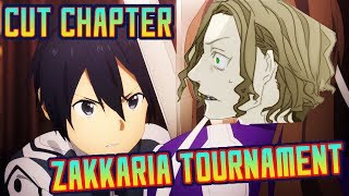 Sword Art Online Alicization EXPLAINED - Cut Chapter, Zakkaria Tournament!