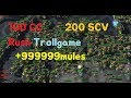 [ Troll Game SC2 ] 100CC and Mass 200SCV Trollgame Starcraft2