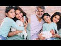 Serial Actress Neelima Rani 2nd Baby with family 1st Photoshoot 💖|| 2nd Daughter Face Revealed