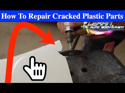 How To Repair Cracked Plastic Car or Bike Parts