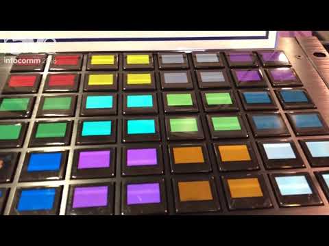 InfoComm 2018: Well Buying Industrial Demos MD003 LCD OLED Custom Switch Panel