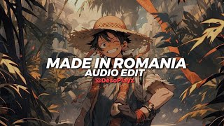Made In Romania - Ionut Cercel Edit Audio