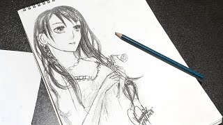 Anime Girl Drawing Timelapse | Speed Drawing