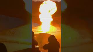 15 Machine Guns Shooting Tracers At 55 Gallon Drum With Propane & Gas         #Viral #Trending