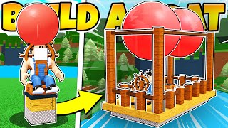 This 1 Block Boat Transforms Into A Blimp Roblox Build A Boat