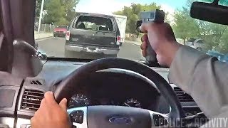 Bodycam Shows Officer Shooting at Suspect Through Windshield