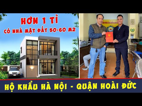 Có Hơn 1 Tỷ Có Nhà Mặt Đất Hộ Khẩu Hà Nội Ngay Tại Quận Hoài Đức